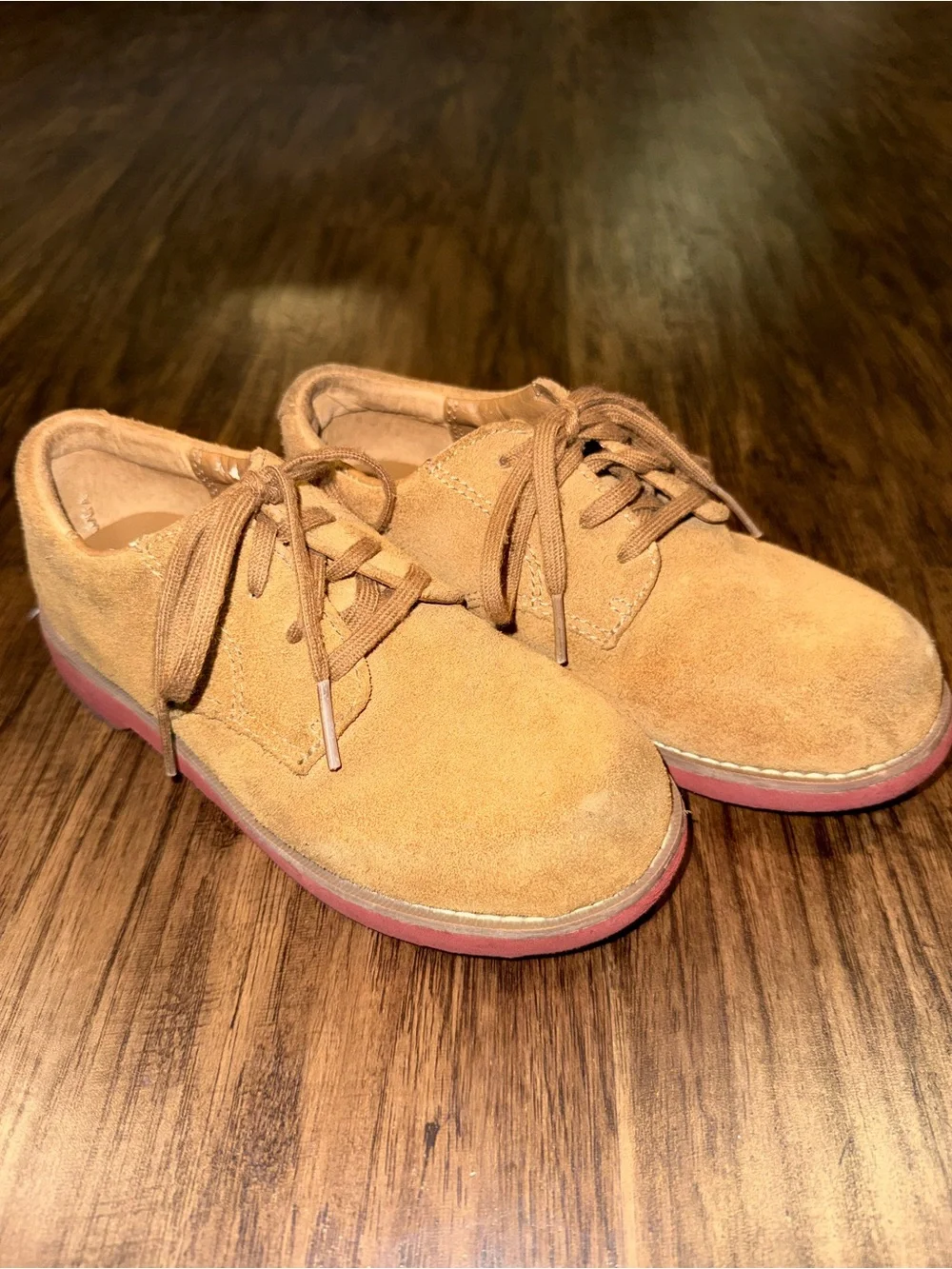 Sperry Boys Suede Lace-Up Casual Oxfords with Rubber Soles